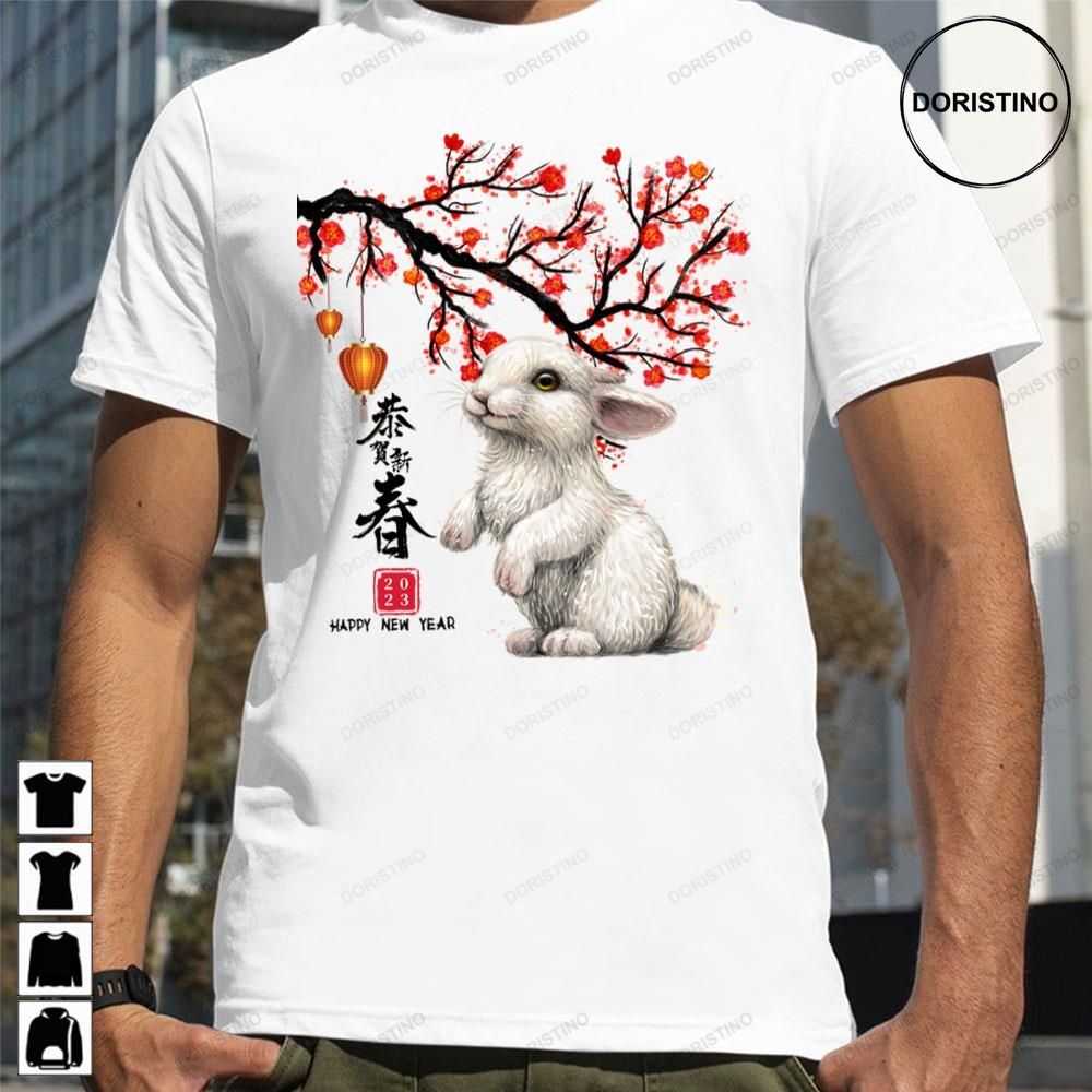 Happy New Year Of The Rabbit Chinese Zodiac Rabbit 2023 Trending Style